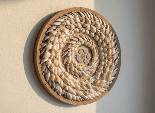 Tranh decor vỏ sò nghệ thuật LAVIECO